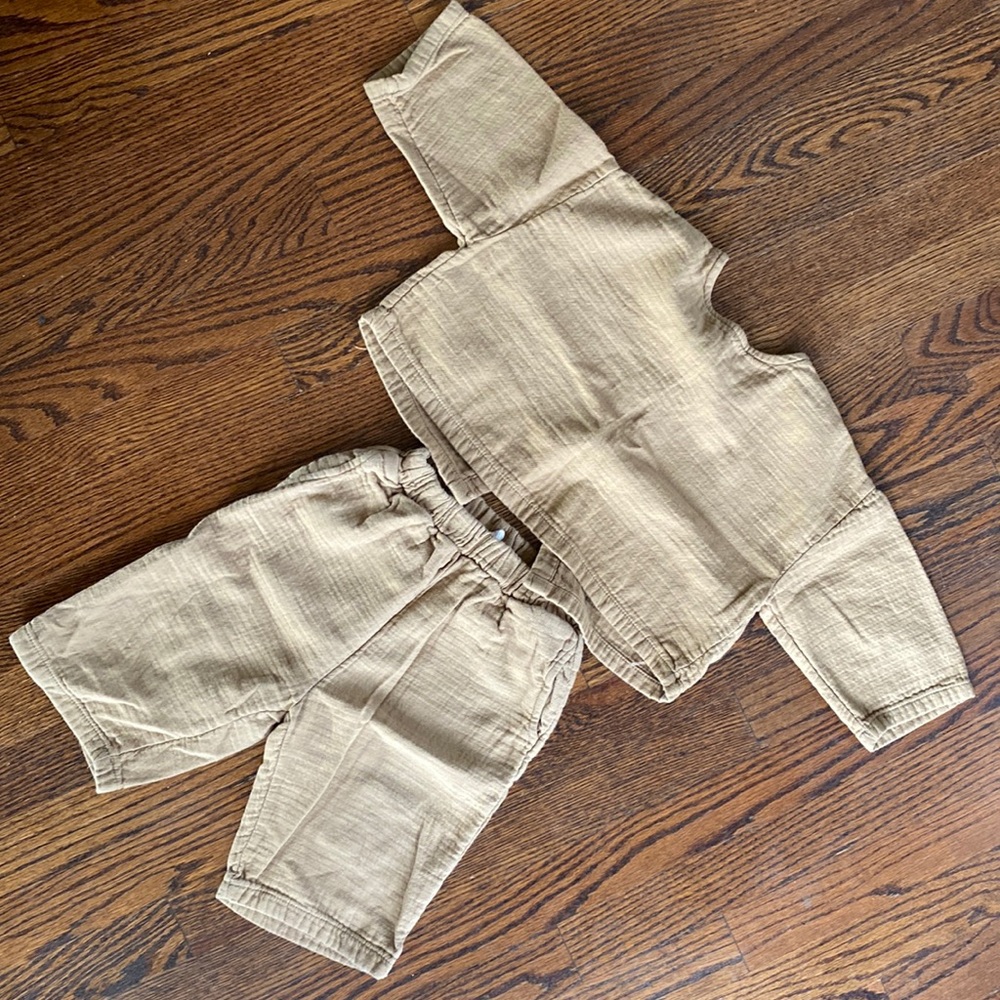 Light spring cotton sweatsuit set